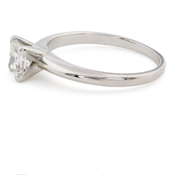 Platinum Diamond 48pt Solitaire Ring size L½